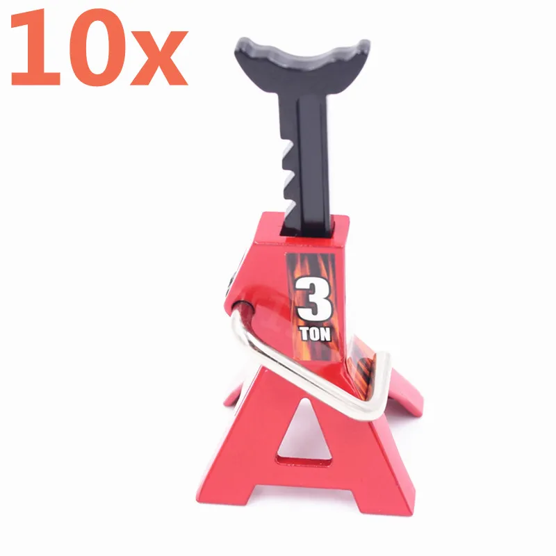 10 Pezzi Rc Cars Steel 3 Ton Axle Stand Lift Capacity Stand Heavy Duty Vehicle Floor Ratchet Jack Trx4 D90 Cc01 Rc Climbing Car