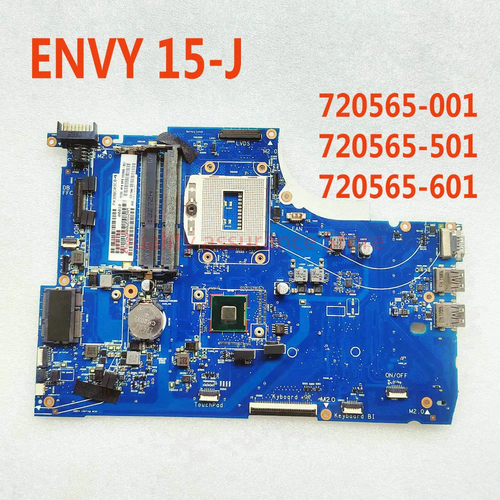 

For HP ENVY 15T-J000 15-J Notebook 720565-601 720565-001 720565-501 Mainboard 6050A2547701 Laptop Motherboard HM87 DDR3