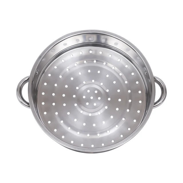 5-Etagen Dampfgarer Aus Edelstahl - 30cm Großer Dampfkocher Mit Glasdeckel Für Alle Herdarten