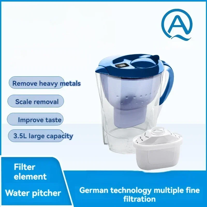 3.5L Household Filter Kettle Filter Device Alkaline Activated Carbon Water Purifier and Timer Clean Non-toxic water filters stainless steel kettle alkaline water generator