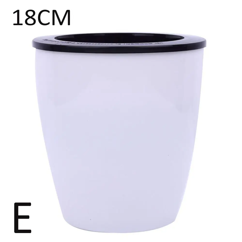 Resin Round Desktop Decorative Flower Basket Planter