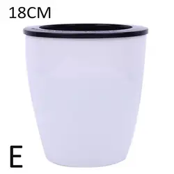 Resin Round Desktop Decorative Flower Basket Planter (18cm)