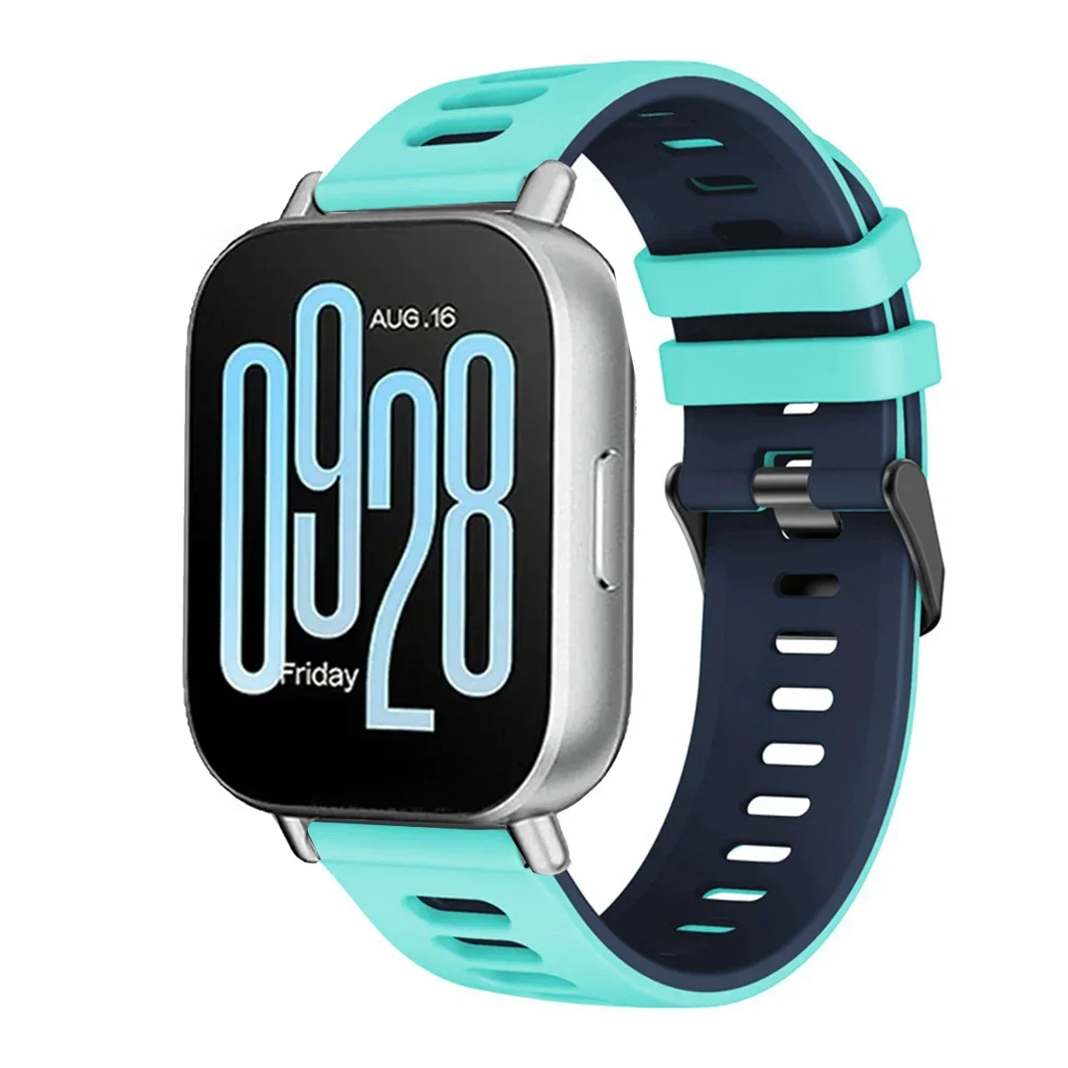 Silicone Sport Wristband - 22mm Strap Accessory in Various Colors