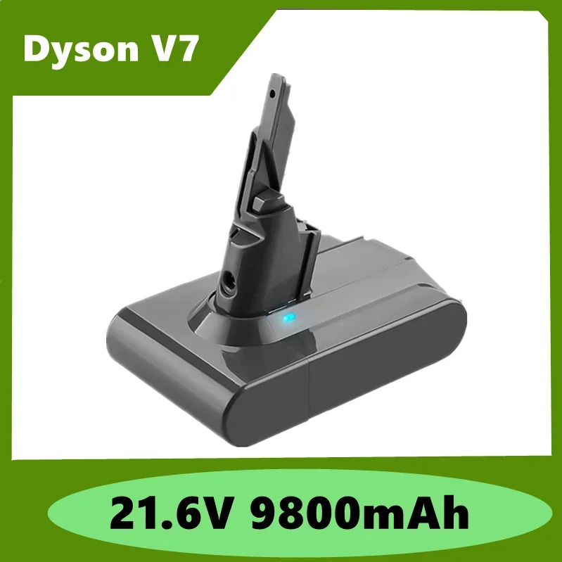 

Powerful Rechargeable Battery Replacement for Dyson V7 21.6V 6000mAh/4000mAh Lithium FLUFFY V7 Animal V7 Pro 225403 229687 Tools