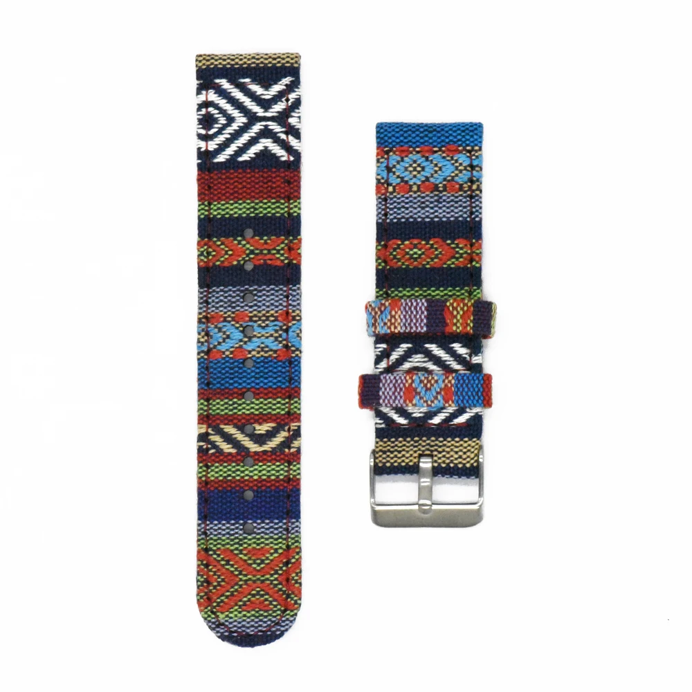 Ethnic Style Vintage Retro Woven Nylon Wristband Replacement