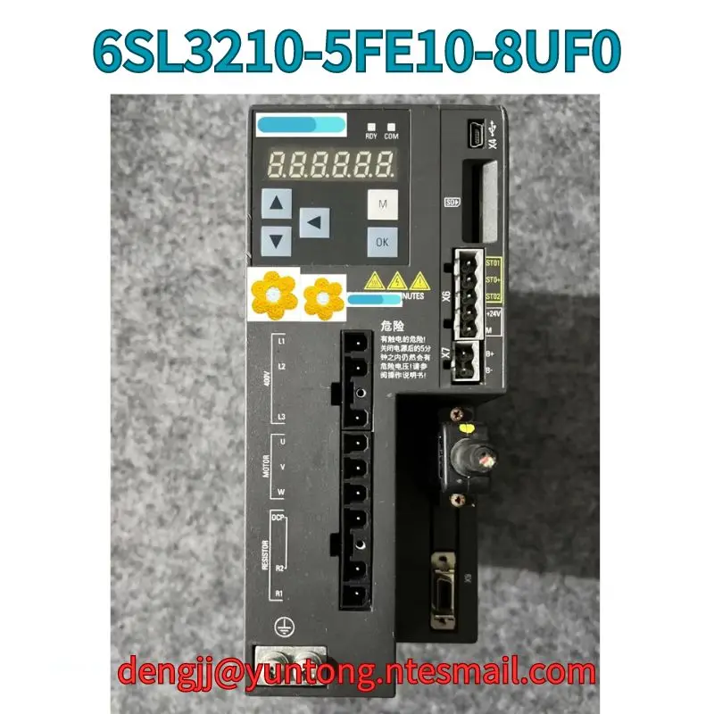 

Б/у Серводвигатель 6SL3210-5FE10-8UF0 0,75 кВт тест ОК Быстрая доставка