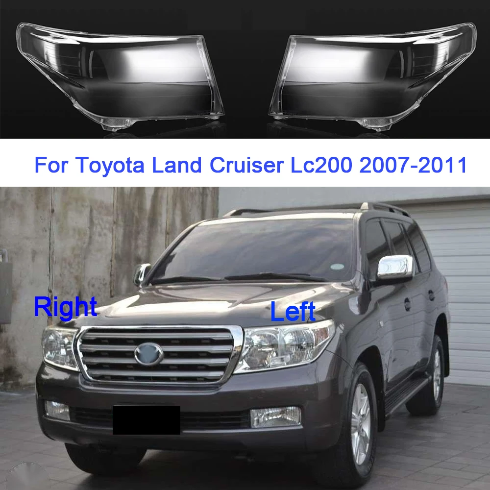 

Car Headlight Glass For Toyota Land Cruiser Lc200 2007 2008 2009 2010 2011 Lampshade Headlamp Lens Replacement Car Accessoires .