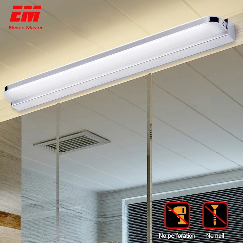 9W 12W 16W 20W Modern Led Wall Light Bathroom Mirror Light AC 90-265V Waterproof Wall Lamp Sconce Vanity Fixtures XJQ0004