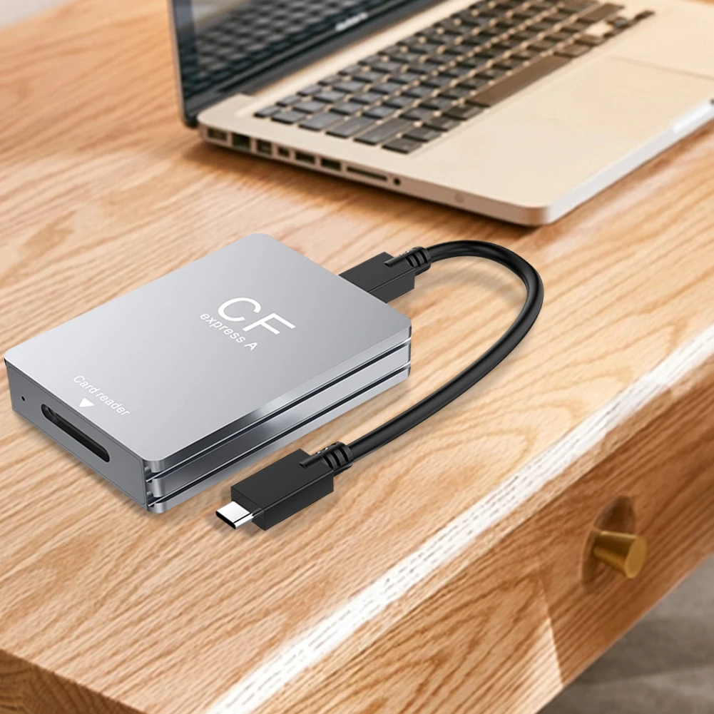 USB C-USB C/USB A 케이블이 포함된 CFexpress 타입 A 카드 리더기 CFexpress 리더기는 SLR용 안드로이드/Windows/OS를 지원합니다.