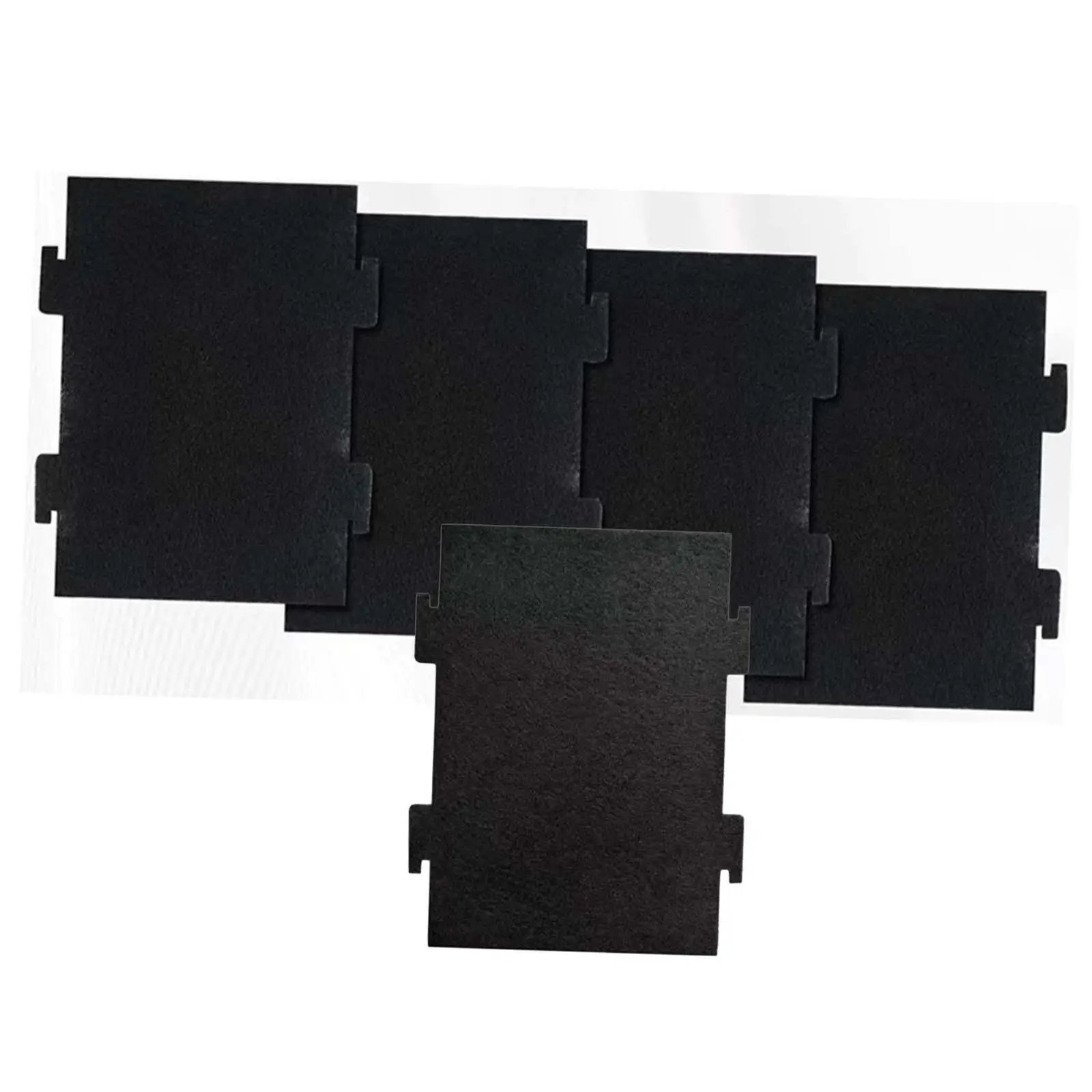 Activated Charcoal Filter Microwave Hood 5Pcs Purifying Air Filtering Cotton Microwave Oven for Kitchen Wml55011HS2 Home Use