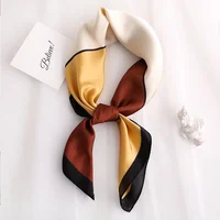 Scarf Women Silk Satin Women Bandana Silk Scarves Scarf for Women Neckerchief  luxury Scarf Foulard Laven Official Store WJ002 5