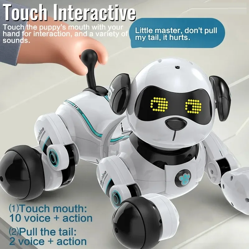 Smart Robots Dog Electronic Pets Robot Dog RC Robot App Control Intelligent programming Singing Dancing Robot Toys For Children 6