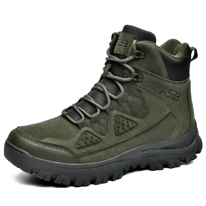 Men Tactical Boots Desert Combat Boots Climbing Hiking Shoes Ankle Men Outdoor Mens Waterproof Work Safety Shoes