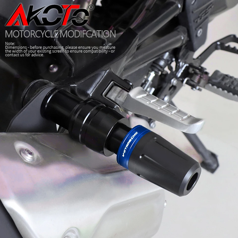 Motorcycle CNC Accessoires Falling Protector Exhaust Slider Crash Pad  Slider for Suzuki for Vstrom 650 for V-strom650/XT for DL650 2017-2020  (Color 