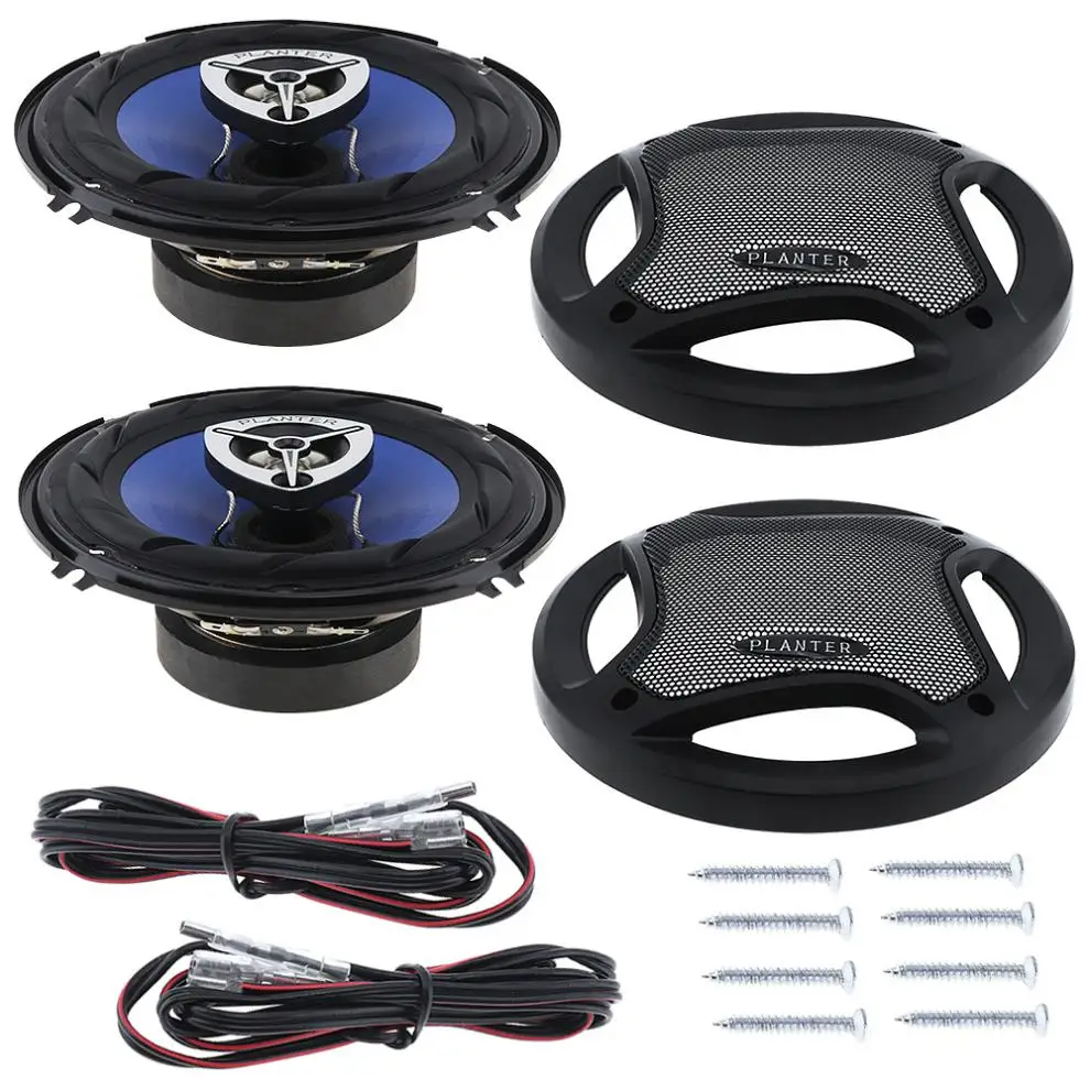 2pcs 6.5 Inch HiFi Coaxial Car Speakers 250W/500W Vehicle Door Auto Full Range Frequency Subwoofer Car Audio Speakers for Car images - 6