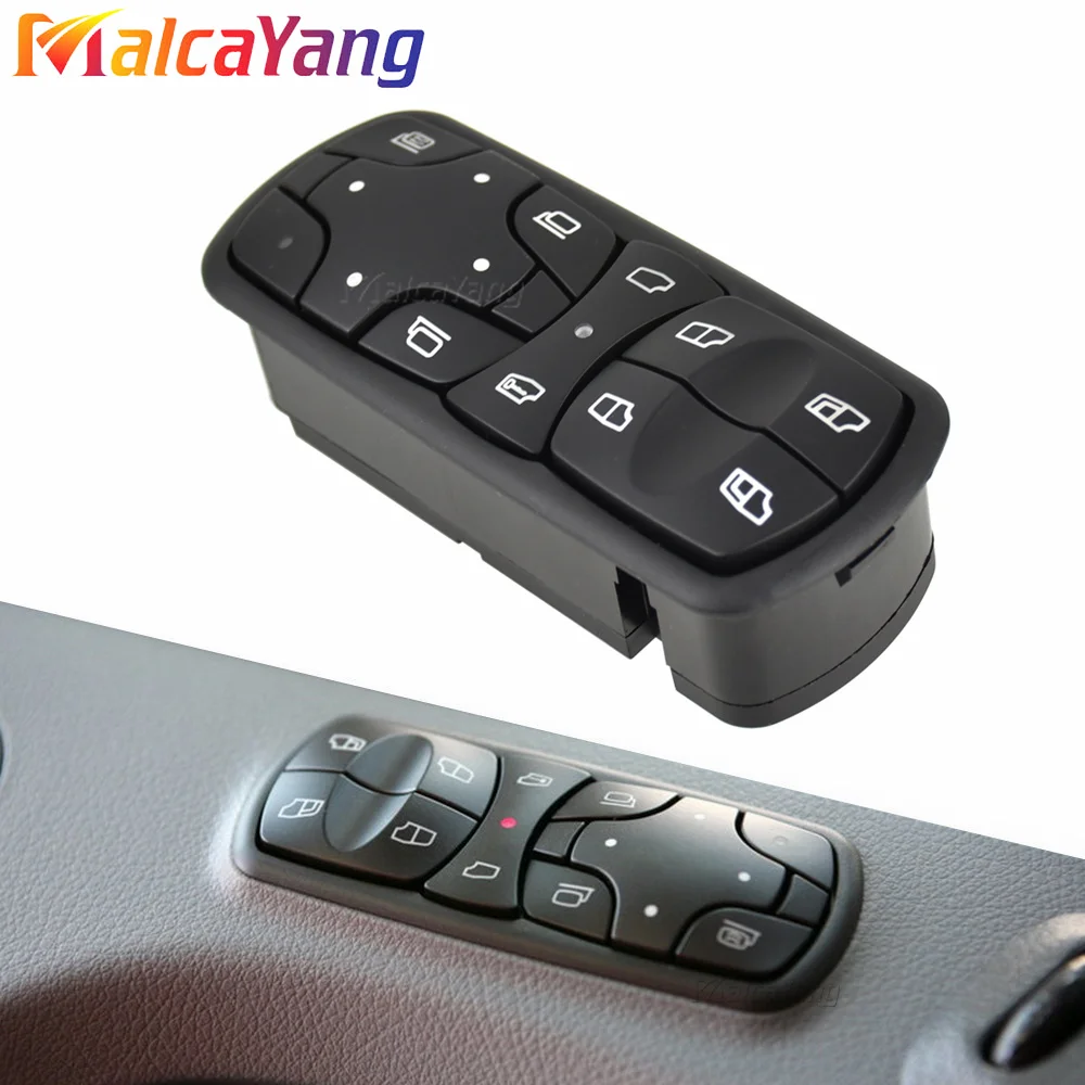 Pulsante Interruttore Alzacristallo Elettrico A9438200097 A9438200197 Per Camion Mercedes-Benz Actros Mp1 Mp2