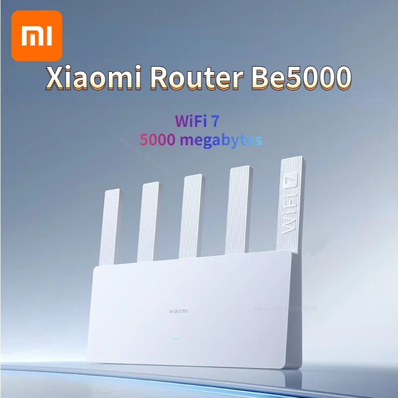 Xiaomi-Router-Be5000-WiFi-7-5011Mbps-2-5G-Port-Whole-House-LOT ...
