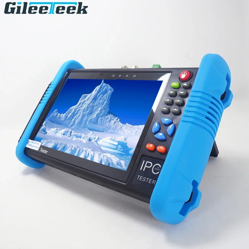 Sorveglianza Cctv Tester Telecamera Monitor 7 Pollici 4K Ex-Sdi Tester 8Gb, Strumento Di Rete Ip + Tvi + Cvi + Ahd Tester Telecamera Cctv Monitor