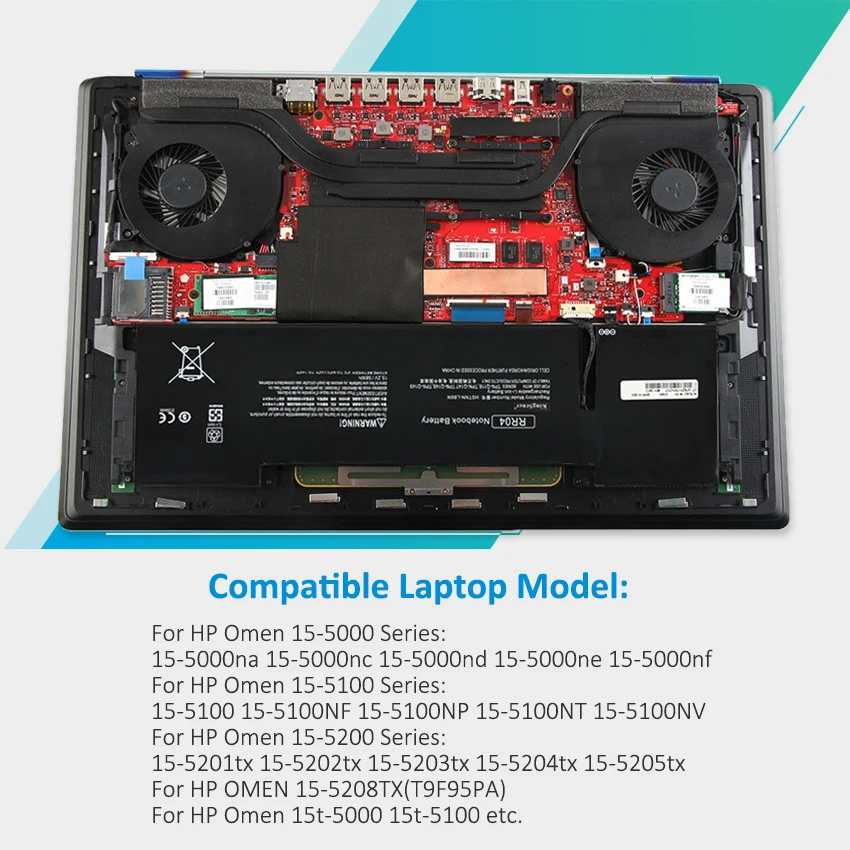 HP Presságio 15-5014TX 15-5016TX 15-5114TX 15-5113TX 15-5209TX 15-5208TX 15-5010NR 58WH