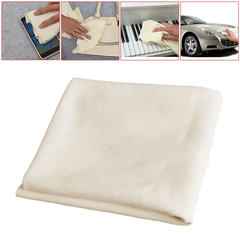 Ootdty Natural Shammy Chamois Leather Car Cleaning Clean Towels Drying