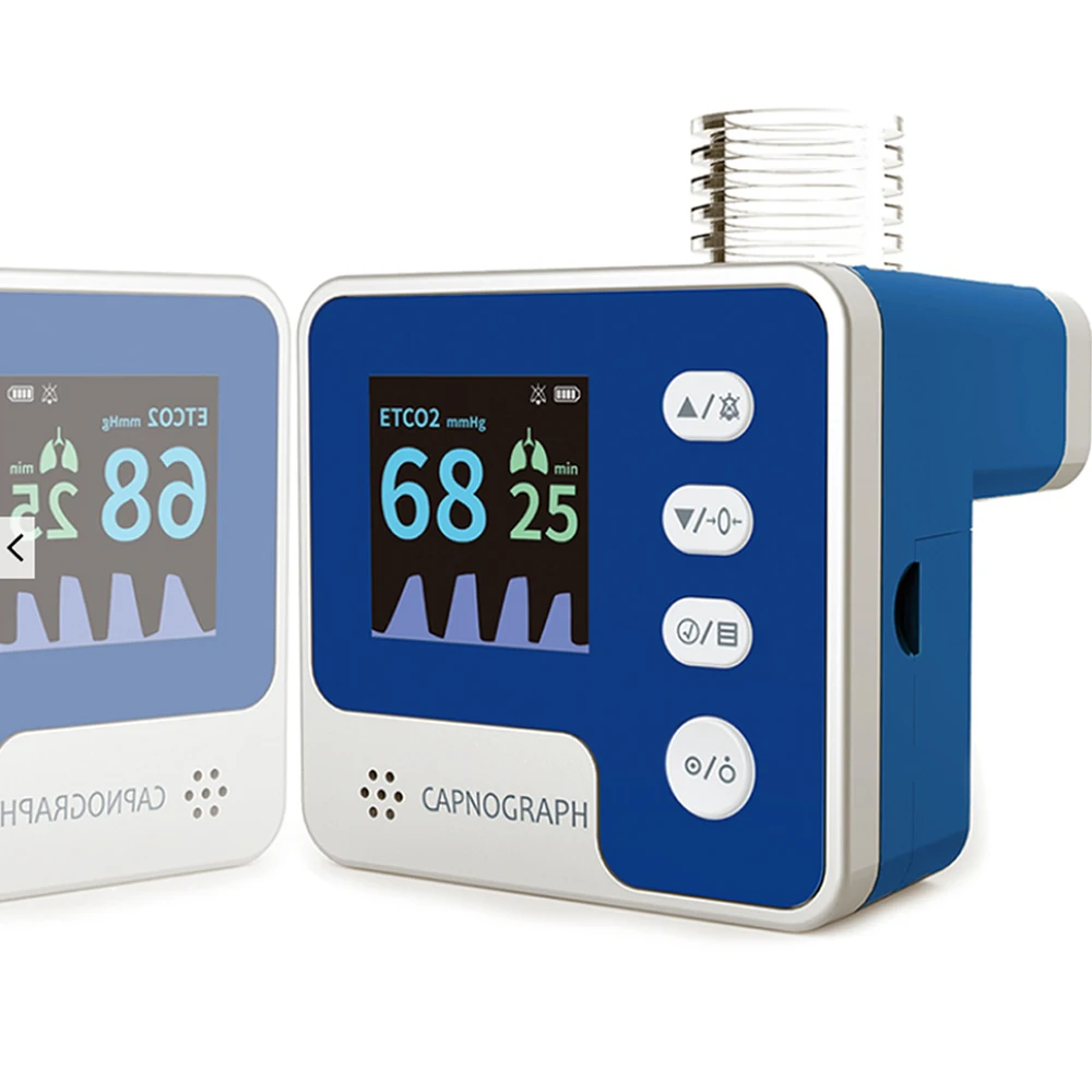 New Veterinary Capnograph Veterinary Monitor ETCO2 Sensor Monitor Connect Patien