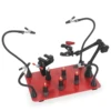 NEWACALOX Magnetic Base Flexible Welding Third Hand Heat Gun Holder PCB Repair Clip Heavy Duty Soldering Maintenance Workbench 1