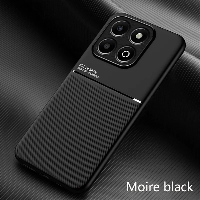 Luxury Magnetic Car Holder Leather Phone Case - Elegant Protective Cover