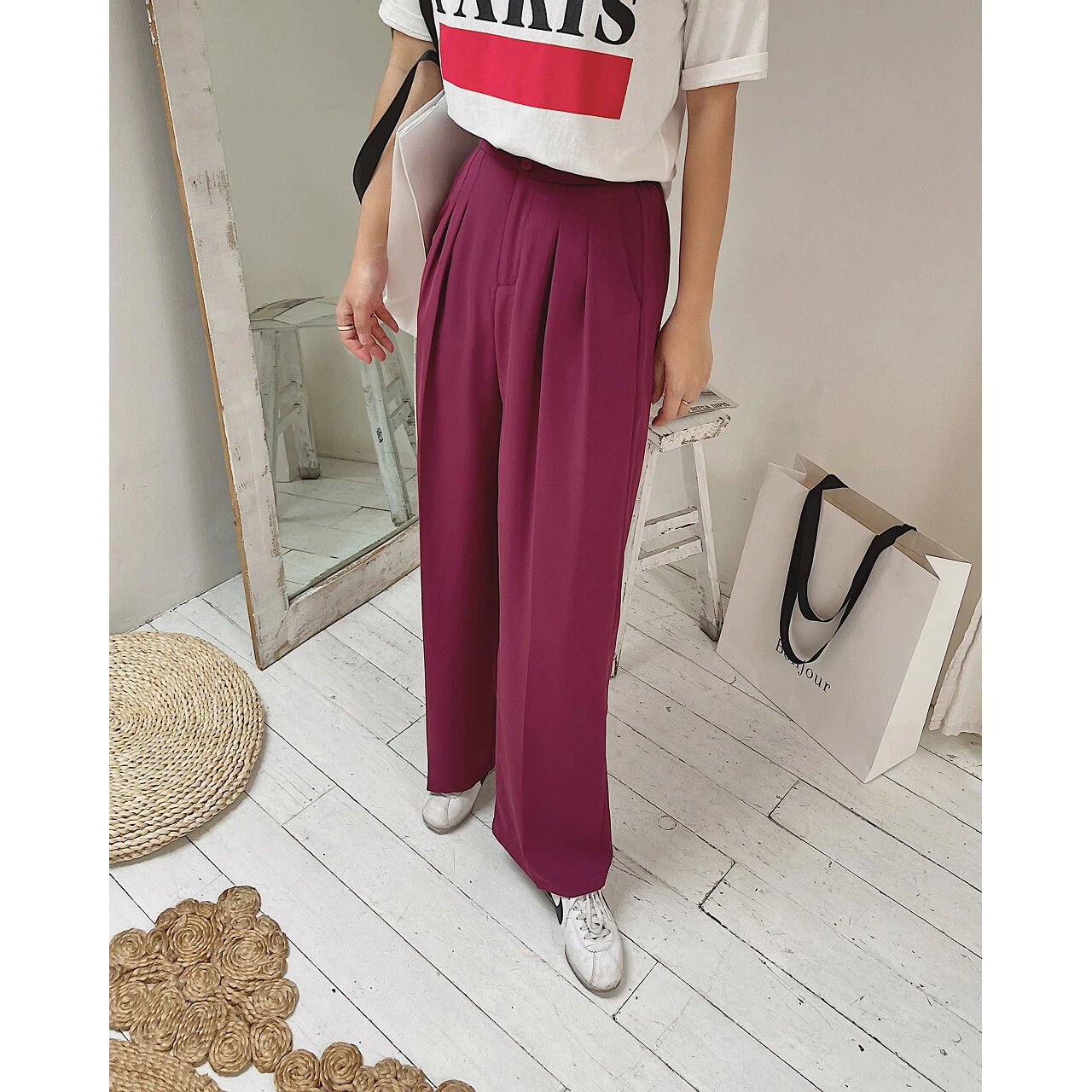 Za Wide Leg Pink Pants Clothes Women Za Clothes Urban Style Za