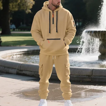 Men's Fleece Sportswear Tracksuit Set 4
