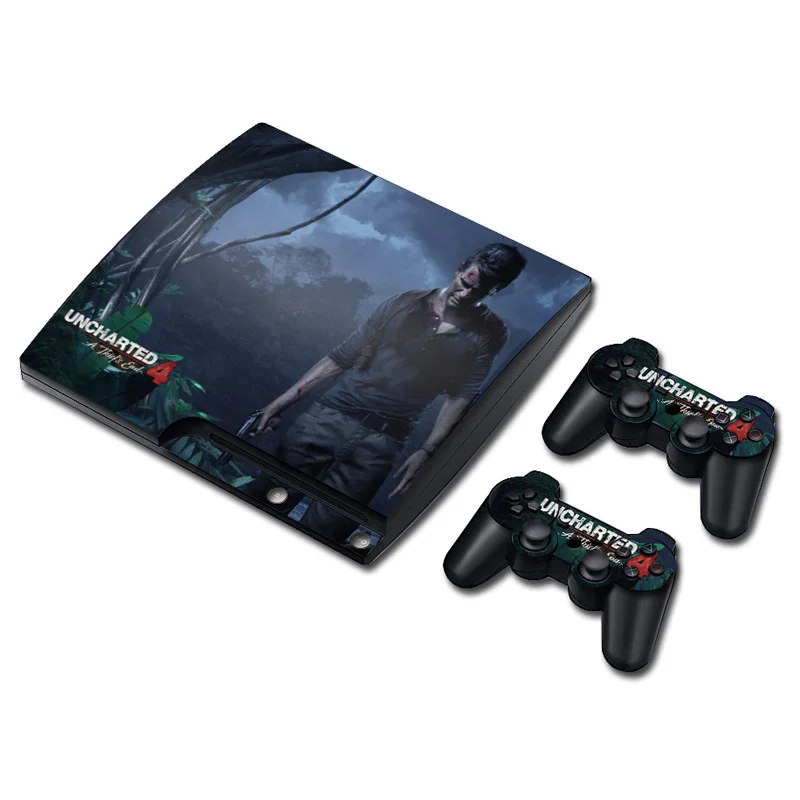 uncharted 4 Vinyl Decal Skin/stickers Wrap for PS3 Slim Console