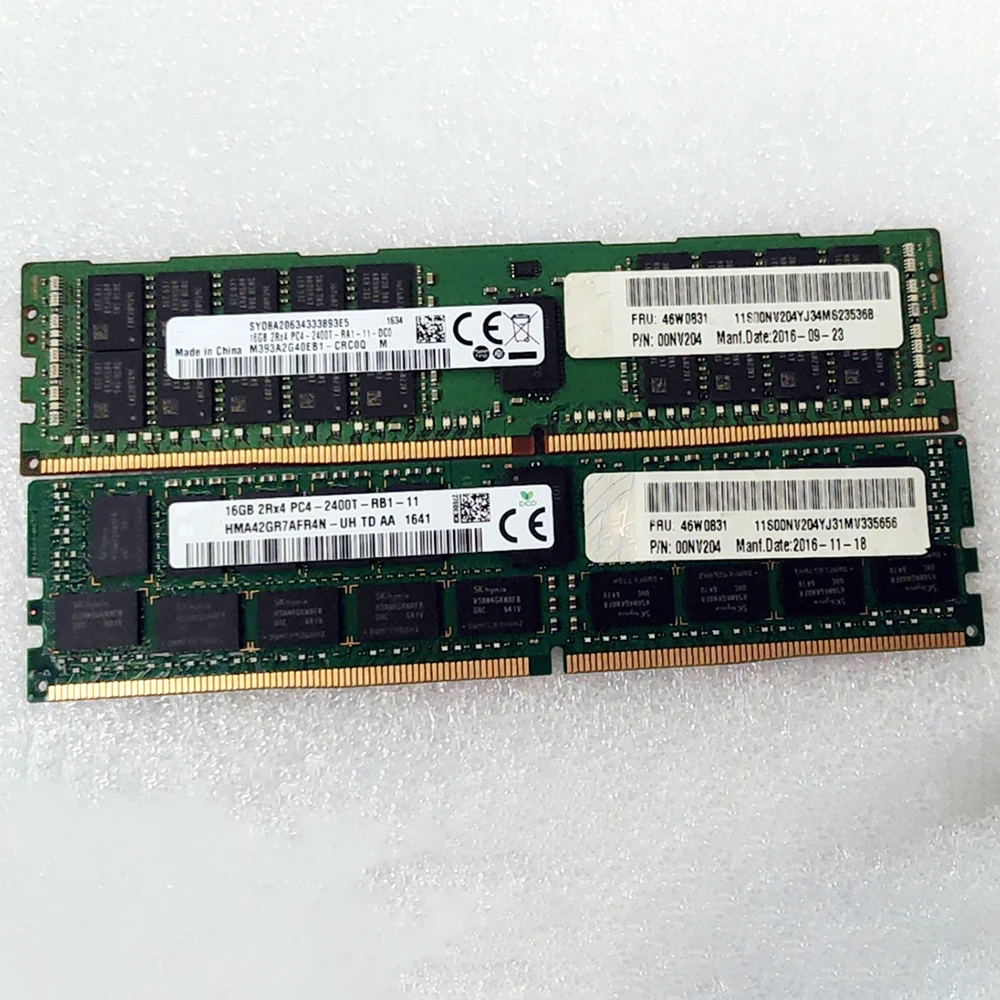 1PCS Server Memory For IBM RAM X3850 X6 M5 X3550M5 X3950X6 46W0829 46W0831 00NV204 16GB DDR4 PC4-2400T-R 19200 2RX4 ECC REG 4 1PCS Server Memory For IBM RAM X3850 X6 M5 X3550M5 X3950X6 46W0829 46W0831 00NV204 16GB DDR4 PC4-2400T-R 19200 2RX4 ECC REG - Image 2