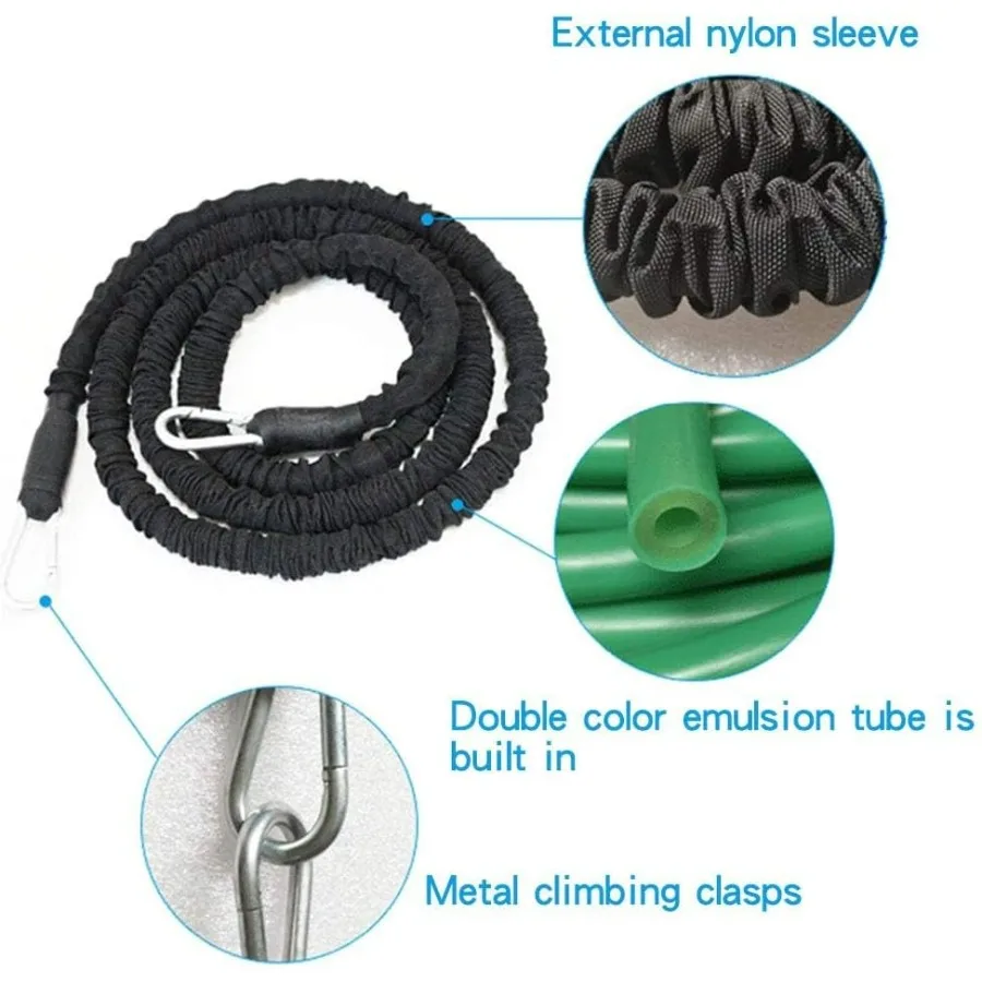 Resistance Training Rope Explosive Force Bounce Physical Training Resistance Rope Improving Speed, Stamina and Strength