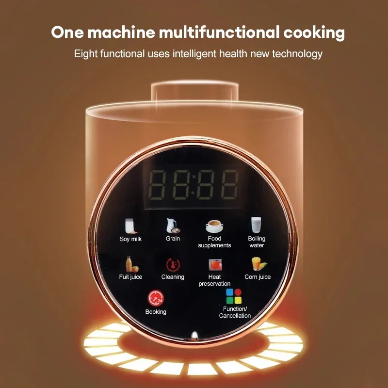 1500ML Sojamilch-Maschine Frühstücksmaschine Elektrischer Entsafter Mixer Sojabohnenmilch-Hersteller Hochleistungsmixer Reispasten-Hersteller – Detail 2