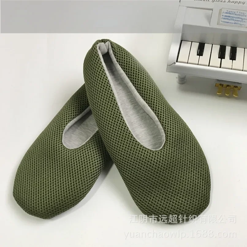 Home Slipper Women Children Bow Knot Contton Slip Non Grip Indoor Fluffy Lazy Female Black Dance House Floor Shoes Sock Casual