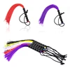 21cm Bead String Handle Silicone Tassels Small Horse Whip Riding Crop Flogger Paddle Slapper Horse Training Dressage Whips 1