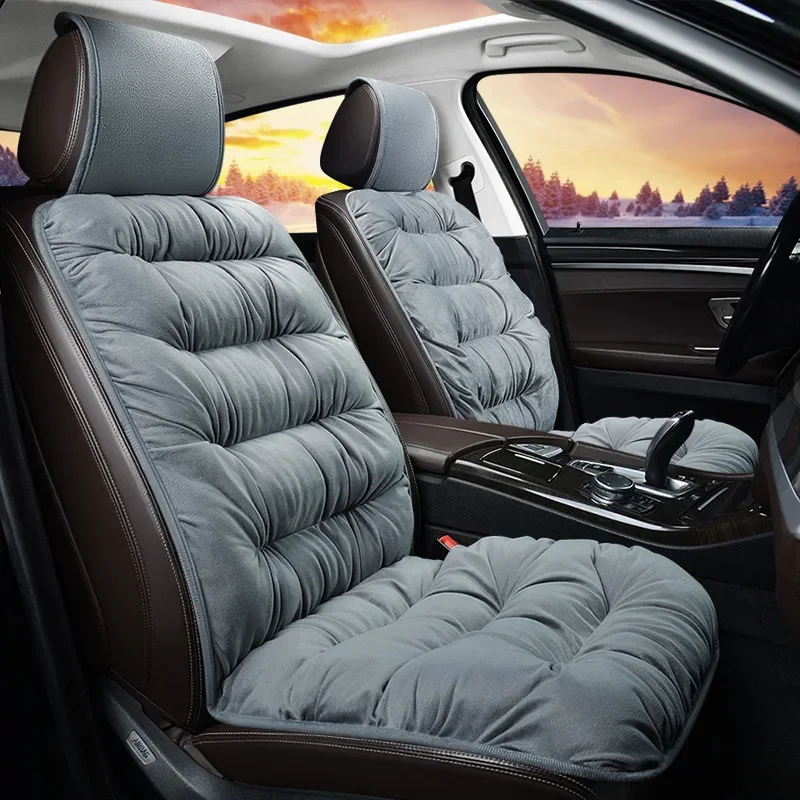 WinterCarSeatCoverWarmVelvetCarSeatCushionPureCottonLuxury
