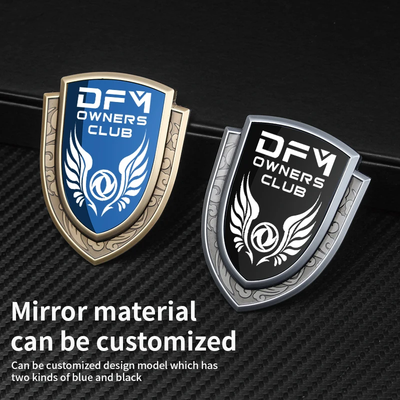 

For DongFeng DFG 3D Metal Car Sticker Creative Body Decoration Side Sticker Window Badge Auto Parts Attachment LOGO