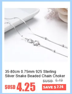 Dünne 925 Sterling Silber runde cz Steine Perlen Strang Kette kurze Choker Halskette für Frauen Mädchen Schmuck Kolye Collares Collier – Detail 22