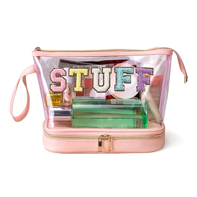 Practical Multi compartment PVC Makeup Bag Storage for Beauty Lovers