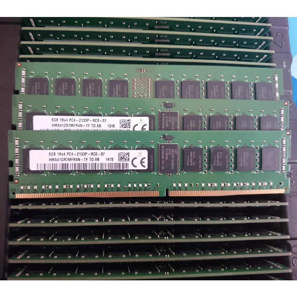 Sk hynix ram 8gb ddr4 2133 HMA41GR7MFR4N-TF 1rx4 PC4-2133P-RC0-10 ecc  regメモリ用