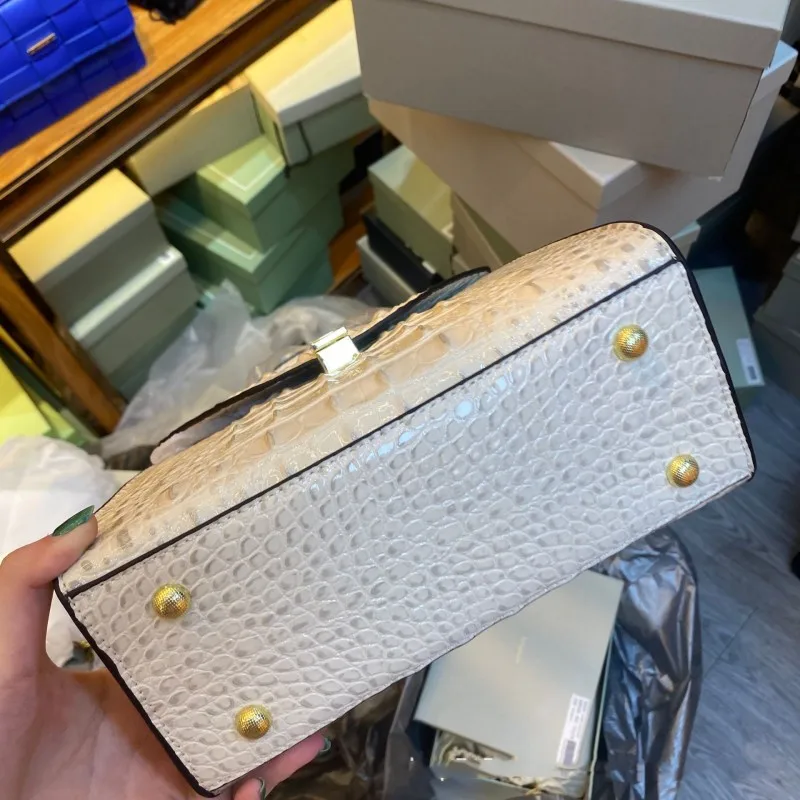 Borsa a mano da donna vintage con patta e risvolto, in pelle crosta, nuova borsa a tracolla di design da donna, a tracolla singola_voghion.com