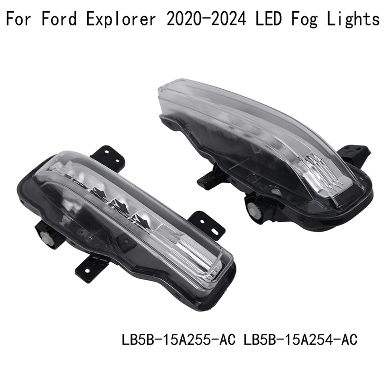 

Для Ford Explorer 2020-2024 светодиодный Противотуманные фары передний бампер лампы светодиодный дневные ходовые огни