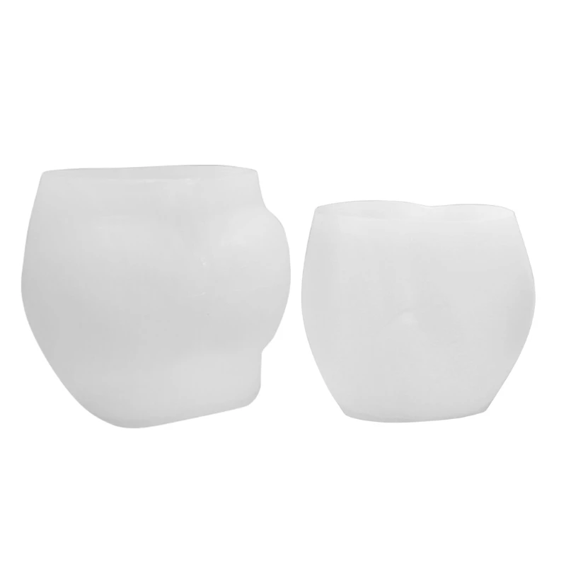 

3D Plump Buttocks Shaped Silicone Mold for Handmade Making Soap Plaster M76D