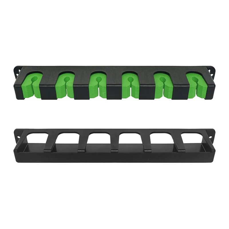 Fishing Rod Holders 6-Rod Rack Vertical Pole Holder Wall Mount Modular For Garage Fishing Pole Display Stand Fixed Frame