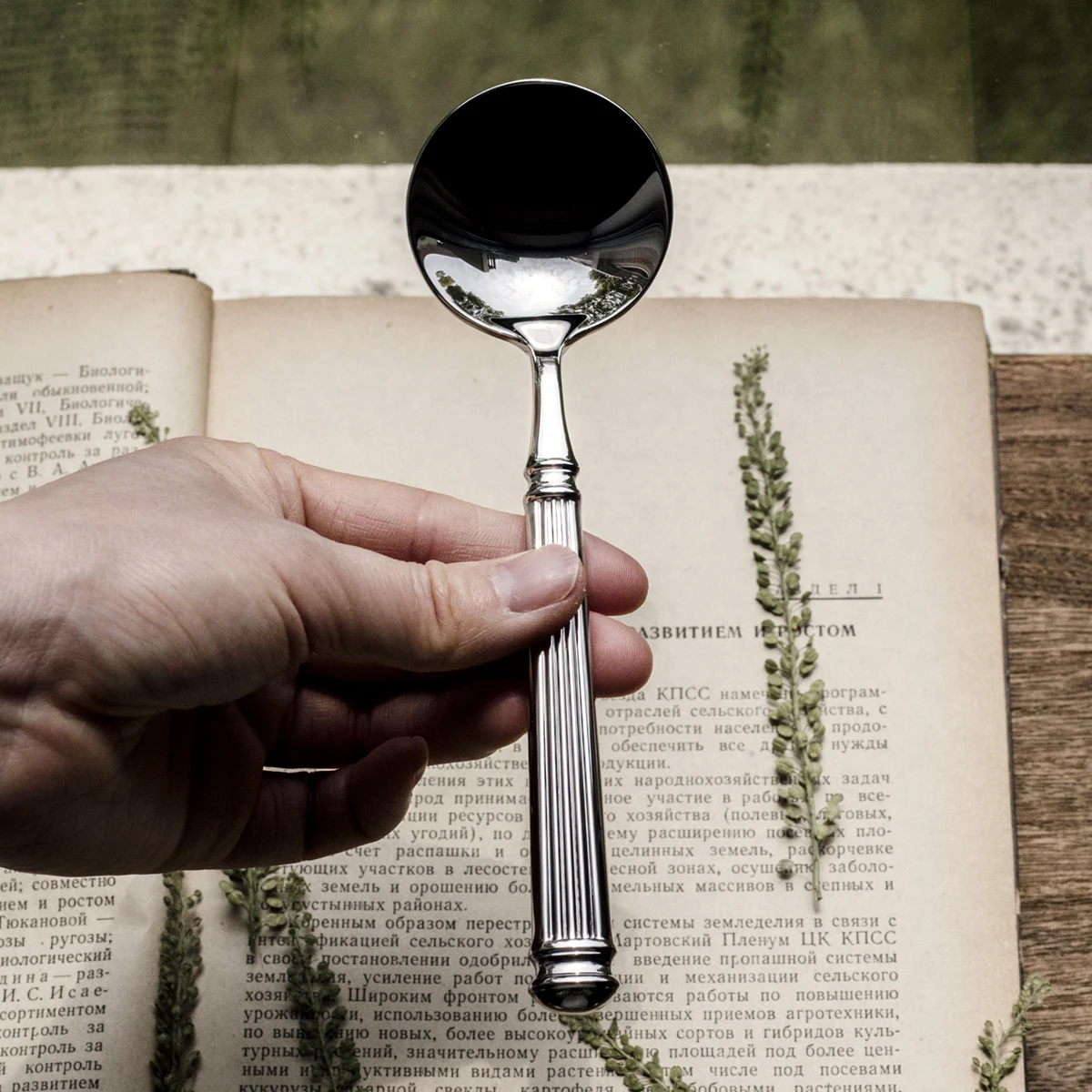 Round soup spoon