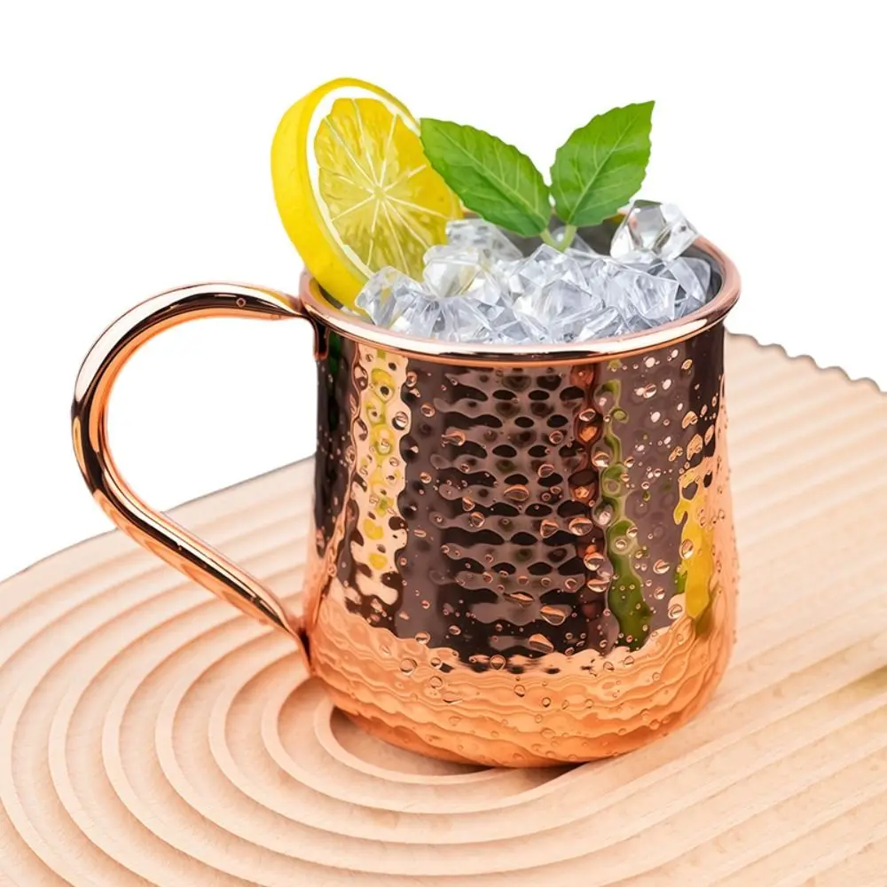 Copper Moscow Mule Mug Stainless Steel Silver Beer Coffee Cup