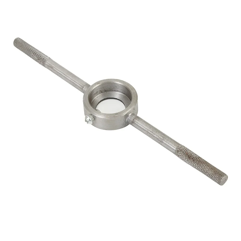 Round Die Threading Tools 25mm 30mm 38mm Round Die Stock Handle Wrench Plate Tooth Frame Thread Repair Hand Tap Adjustable M7-M9 M10-M11-M16