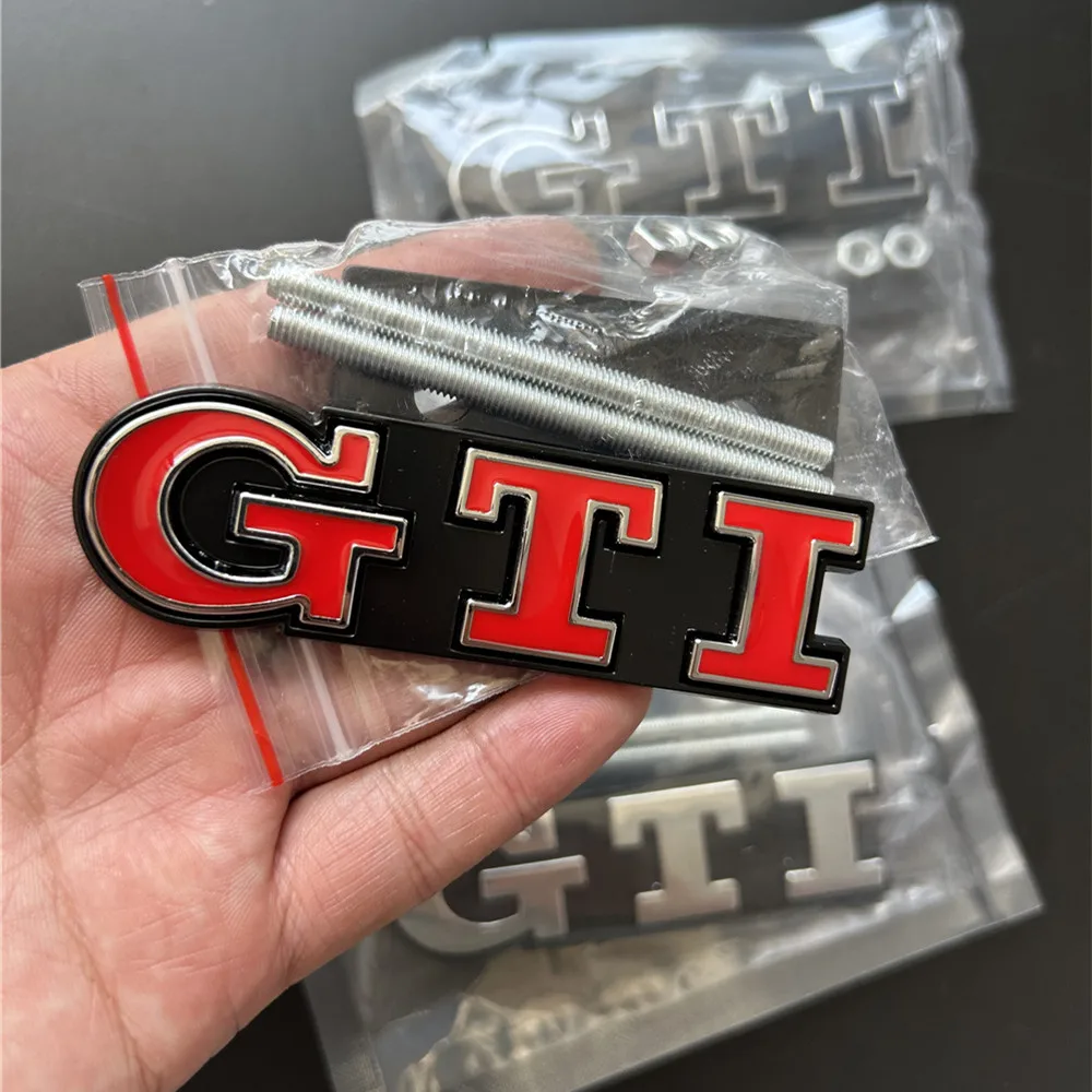 Gti Griglia Anteriore Emblema In Metallo Adesivo Portellone Personalizzato Per Volkswagen Golf 5 Polo Golf 7 5 6 Mk6 7 R 7 Gtd Mk7 Mk4 Mk5 Gti