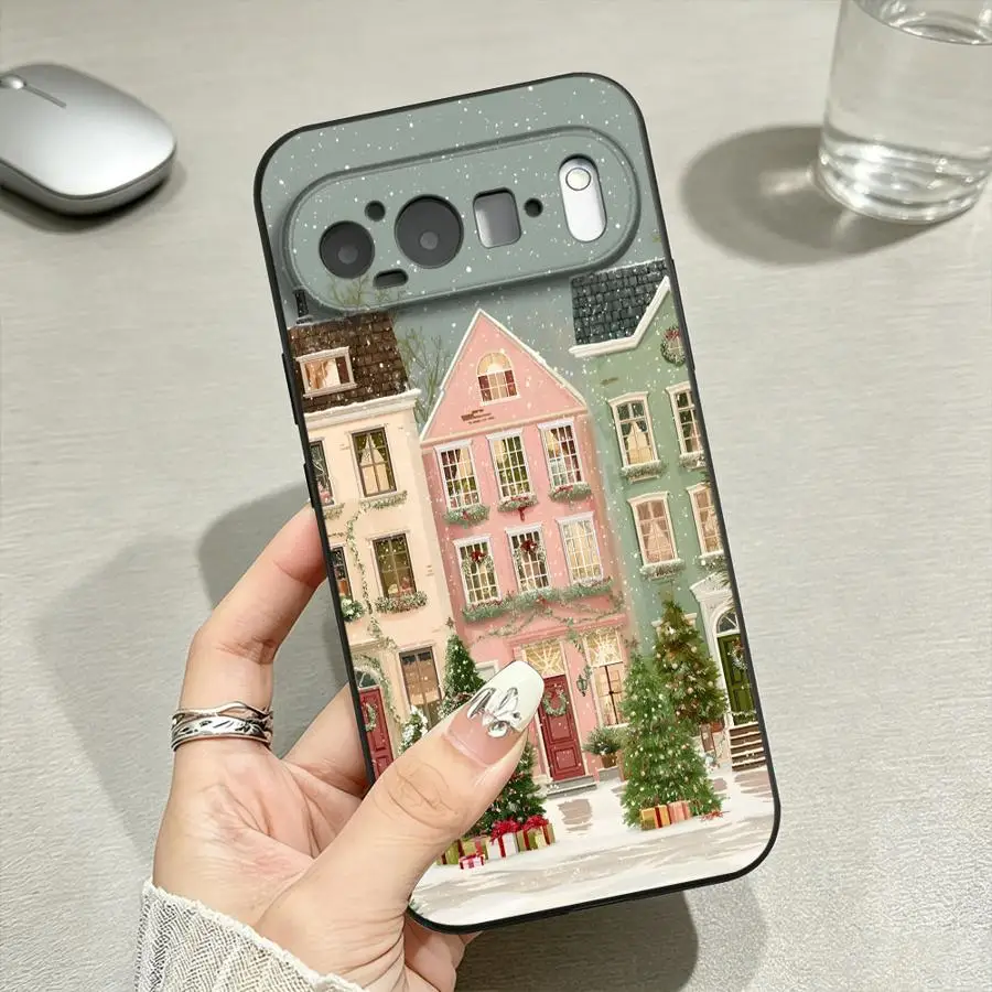 Christmas Town Design Phone Cover Case - Festive and Stylish Protection