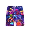 Fantasy Mushrooms 3D Print Beach Short For Men's Hip Hop Street Shorts Harajuku Personality Fashion Colorful Pattern Plant Pants 5